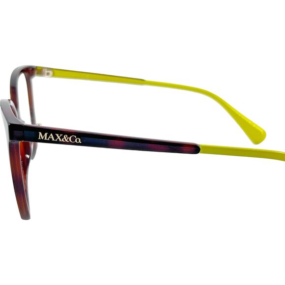 Max & Co MO5022 Womens Eyeglass Frame Dark Havana - Picture 4 of 5